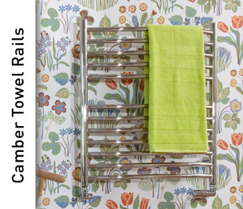 JIS Camber Stainless Steel Curved Towel Rails
