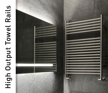 JIS High Output Stainless Steel Towel Rails