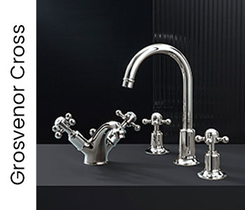 JTP Grosvenor Cross Bathroom Taps
