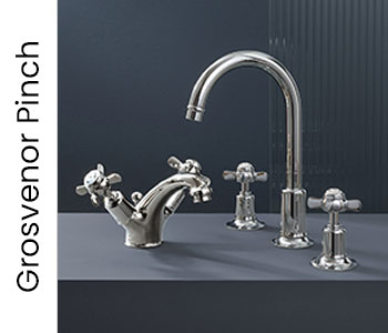 JTP Grosvenor Pinch Bathroom Taps
