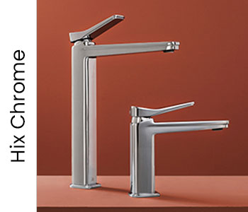 JTP HIX Chrome Bathroom Taps
