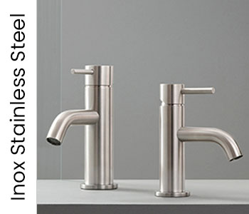 JTP Inox Stainless Steel Bathroom Taps