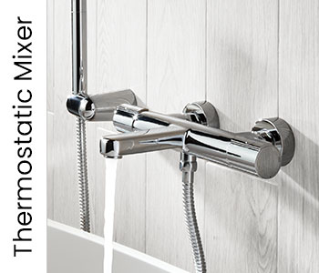 JTP Thermostatic Mixer Bathroom Taps