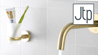 Just Taps Plus VOS Brushed Brass Accessories