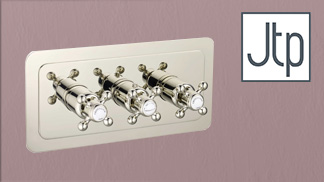 Just Taps Plus Grosvenor Cross Nickel Showers