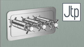 Just Taps Plus Grosvenor Pinch Chrome Showers