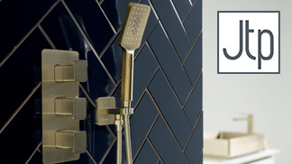Just Taps Plus HIX Brushed Brass Showers