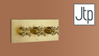 Just Taps Plus Solex Brushed Brass Showers