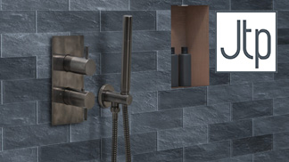 Just Taps Plus VOS Brushed Black Showers