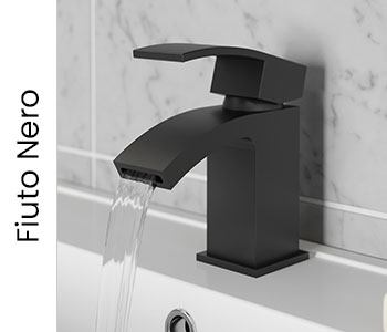 Kartell Fiuto Nero Bathroom Taps