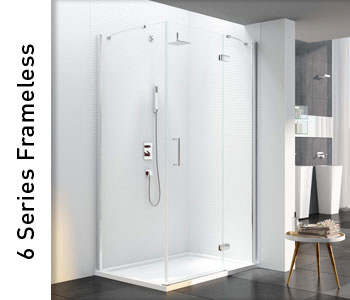 Merlyn 6 Series Frameless Shower Doors and Enclosures