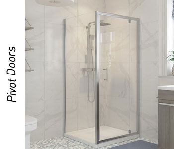 Moods Reflex Tide Pivot Shower Doors