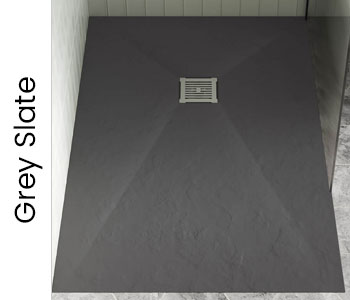 Hudson Reed Grey Slate Shower Trays