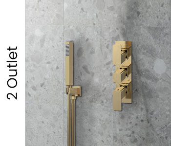 Nuie 2 Outlet Shower Valves