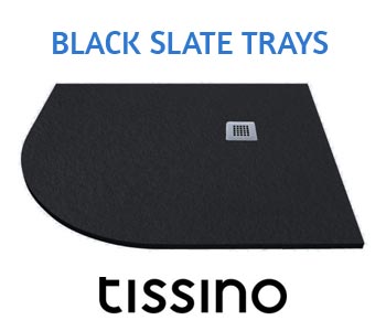 Tissino Giorgio2 BLACK Shower Trays