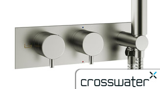 Crosswater MPRO Brushed Stainless Steel Shower Valves