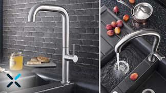 Crosswater Cucina Tube Kitchen Taps