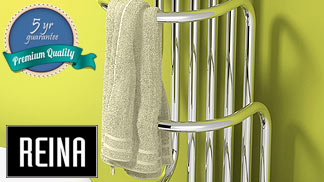 Reina Designer Chrome Towel Rails