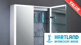 Hartland Mirrored Bathroom Cabinets