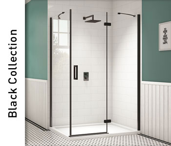 Merlyn Black Shower Doors and Enclosures