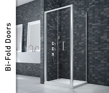 Merlyn Essence Framed Bi Fold Shower Doors and Enclosures