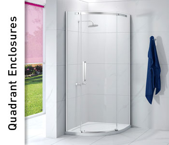 Merlyn Essence Frameless Quadrant Enclosures