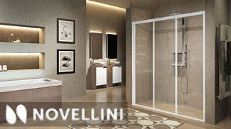 Novellini Lunes 2 3P SLIDING Shower Doors