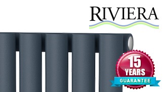 Riviera Ovalo Matte Anthracite Radiators