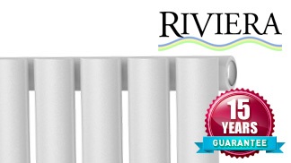 Riviera Ovalo Gloss White Radiators