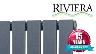 Riviera Plano Matte Anthracite Radiators