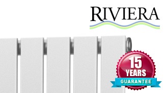 Riviera Plano Gloss White Radiators