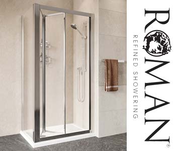 Roman Showers Bi Fold Doors
