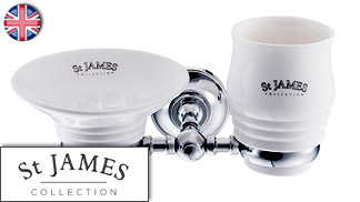 St James Dishes and Holders