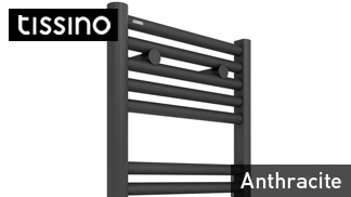 Tissino Hugo Anthracite Electric Towel Radiators