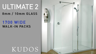 Kudos Ultimate2 1700mm Walk In Shower Packs