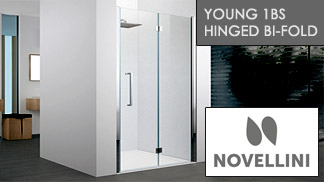Novellini Young 1BS Hinged Bi Fold Shower Door