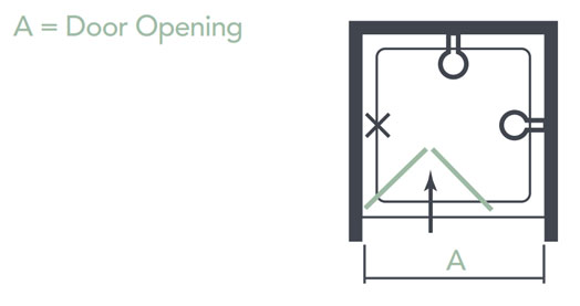 Merlyn Ionic Express Pivot Door Dimensions