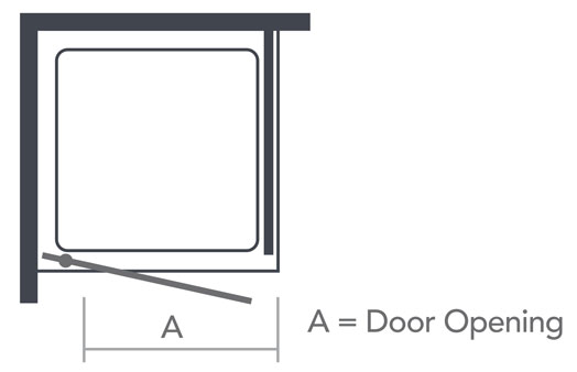 Merlyn Ionic Source Pivot Door Dimensions