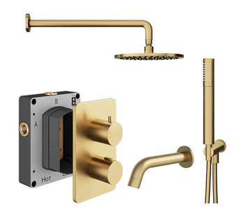 Abacus - Brushed Brass