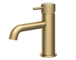 Abacus Brushed Brass Bathroom Taps - High Quality and Stylish