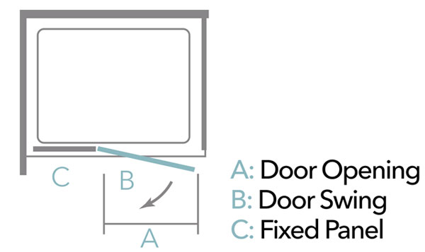 Merlyn Black Hinged Door Dimensions