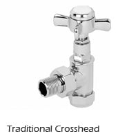 Traditional cross head radiator valve