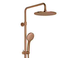 Vado Individual Brushed Bronze Showers