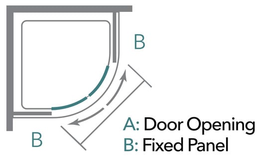 Merlyn 8 Series Hinged Door Dimensions