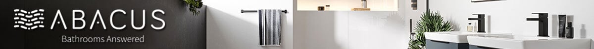 Abacus bathroom taps banner