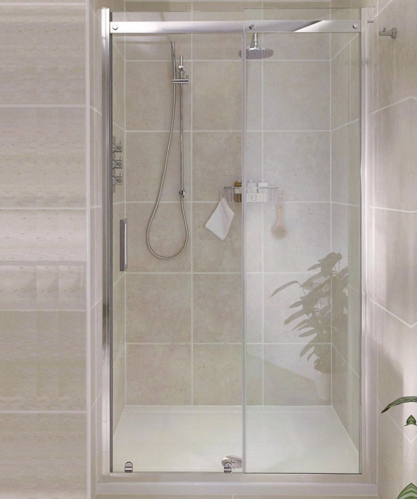 Aqata Spectra SP300 Recess 1600 Sliding Shower Door SP3001600
