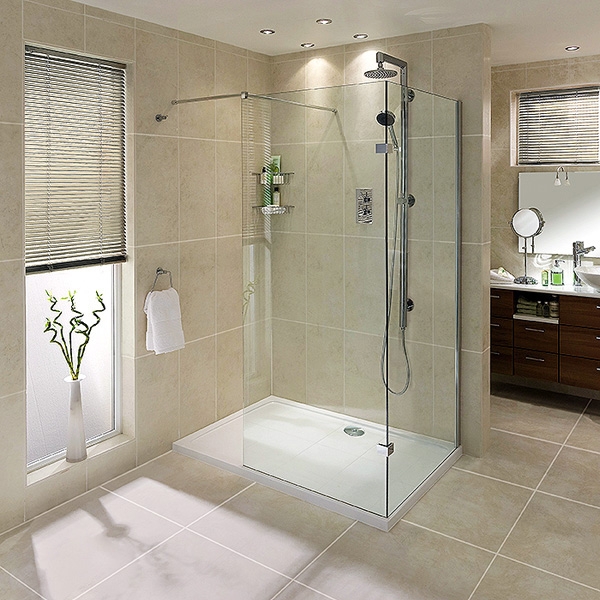 Aqata Spectra SP410 Walk In Shower Enclosure 1600 x 800 SP41016X8
