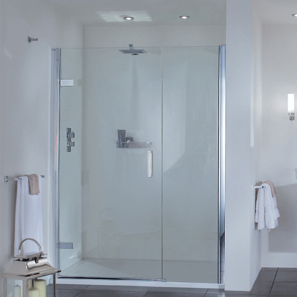 Aqata Spectra Sp457 Hinged Shower Door And Inline Panel 1000