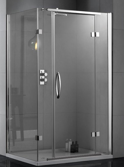 Aquadart Inline Hinged 2 Sided Shower Enclosure 900 X 800 Aq1024