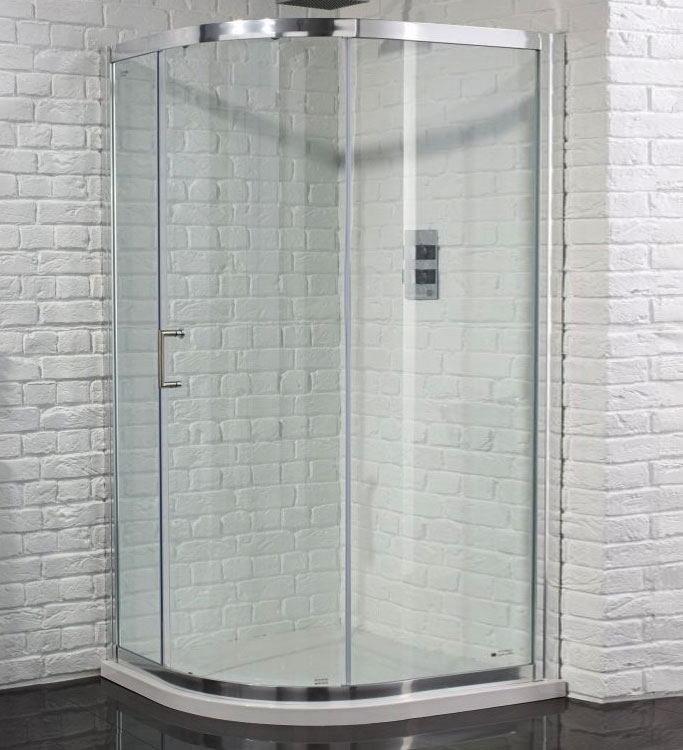 Aquadart Venturi 6 Single Door Offset Sliding Quadrant Shower